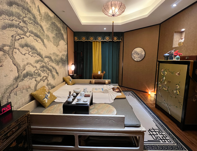 西安长安足疗减压会所环境展示（二）一种真挚的艺术生活态度